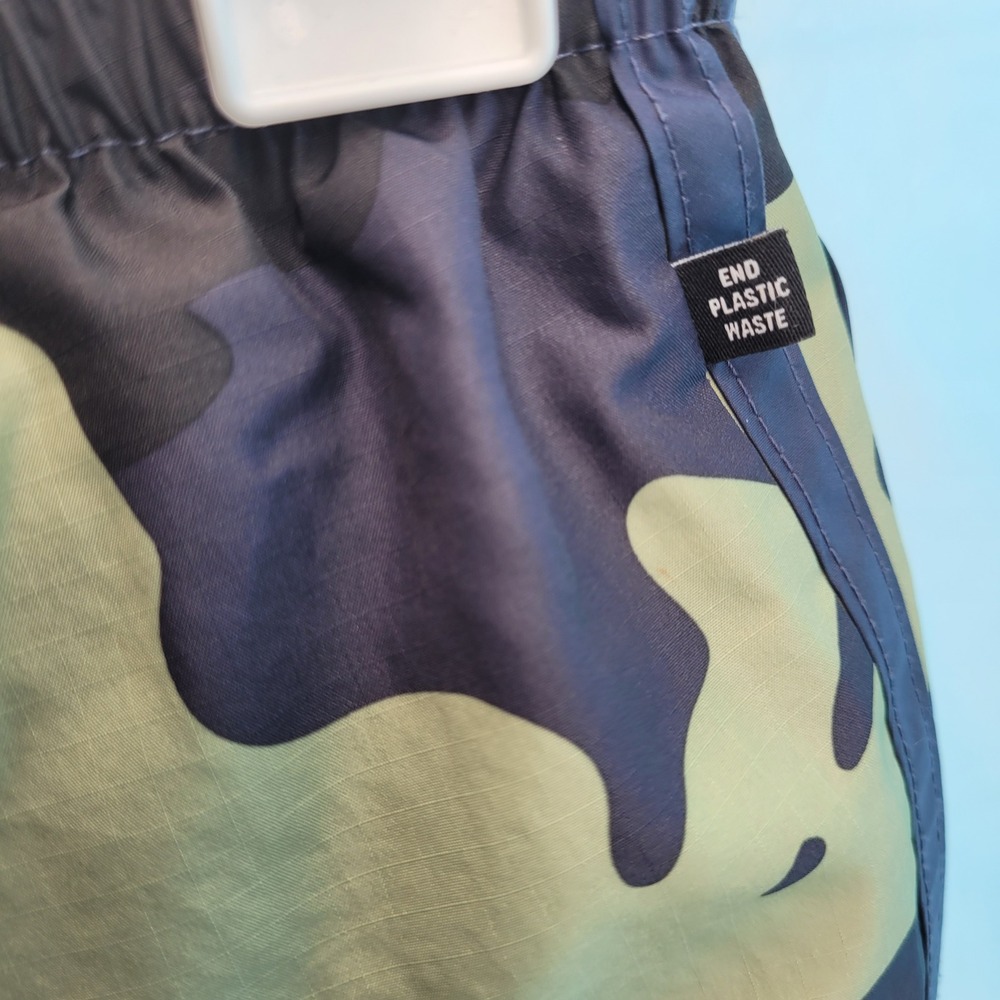 Adidas Camo Cargo Jogger Pants Mens Small blue Camouflage Ripstop Track Pants - Picture 7 of 10